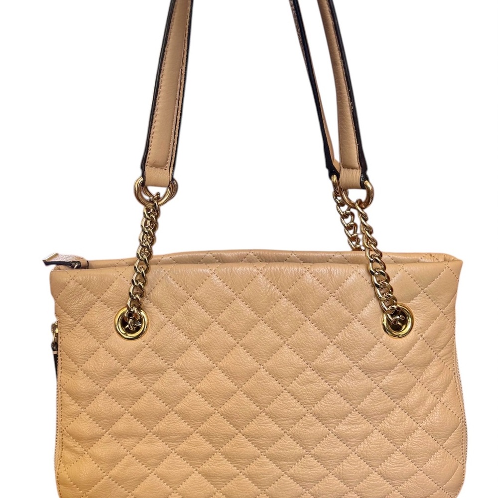 Calvin Klein Quilted Leather Shoulder Bag